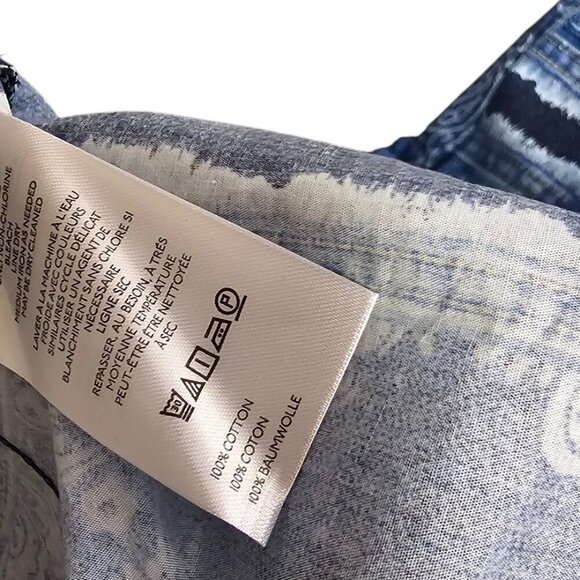 Anthropologie The Somerset Maxi Dress, Short Sleeve, Smocked, Tiered, Blue, XL - Picture 5 of 8